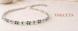 Designer Silver Anklets for Women