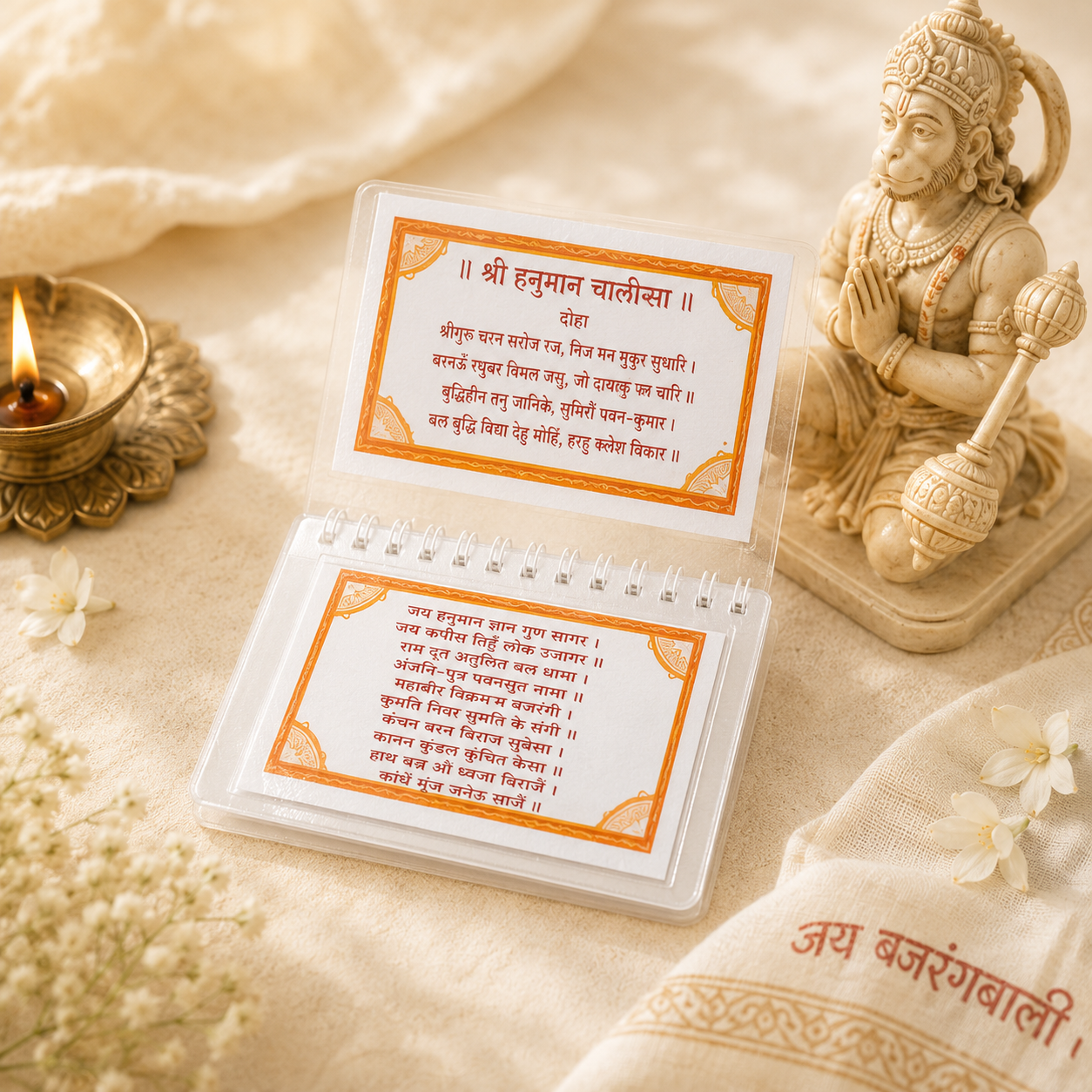999 Silver Hanuman Chalisa