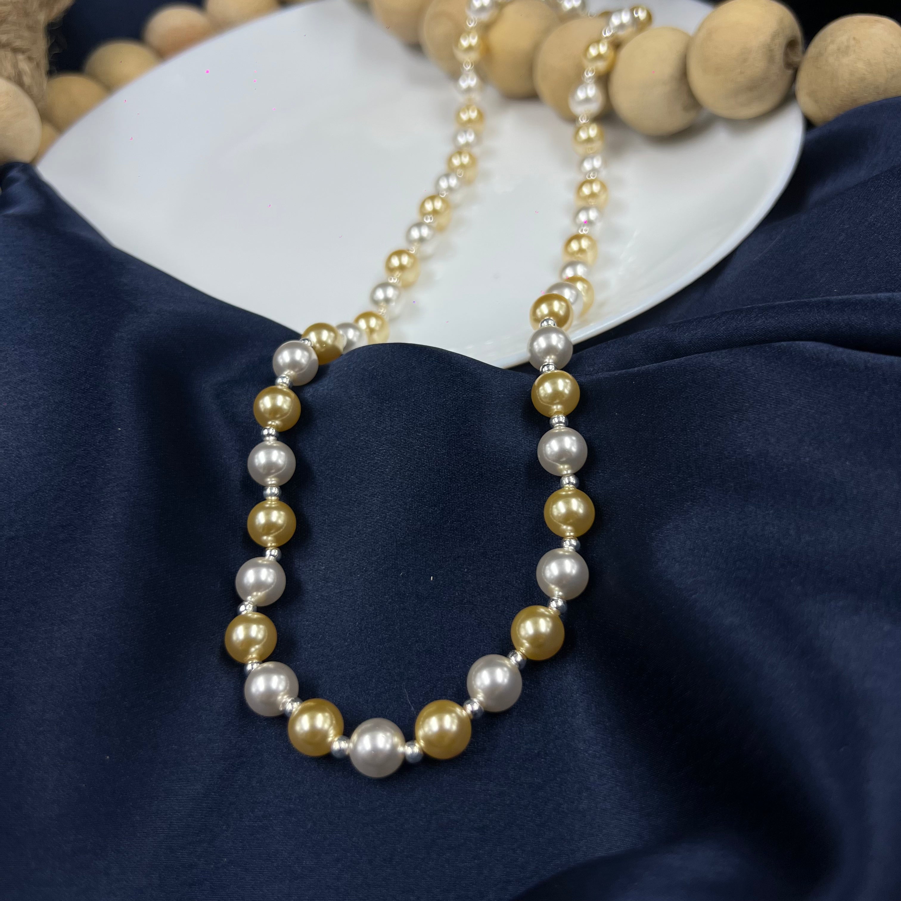 925 silver pearl chain