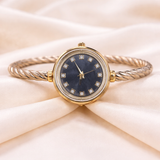 925 silver gold-polish kada watch for men