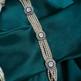 Aaradhya Polki Silver neckless