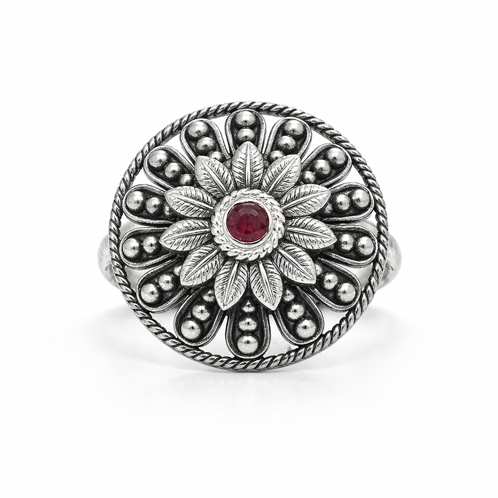 Anika Kolha silver Ring	