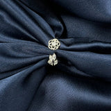 Ashi Floral Ring in Silver 