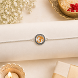 Pure Silver Om Rakhi