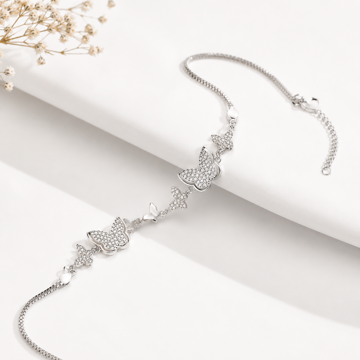 Wings of Grace Single Anklet