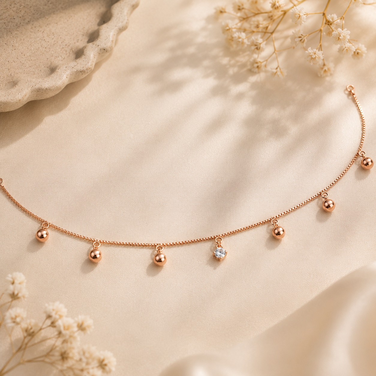 Tinkle Charm Single Anklet