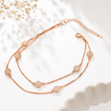 Dainty Spark Single Anklet