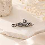 Shyam Murli Krishna Silver Pendant