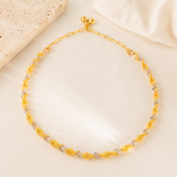 Twila Two-Tone Pure Silver Gold Plated Necklace
