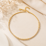 Sunlit Symphony Pure Silver Gold Plated Necklace