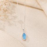 Azure Marquise Pendant