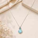 Larimar Guardian Pendant