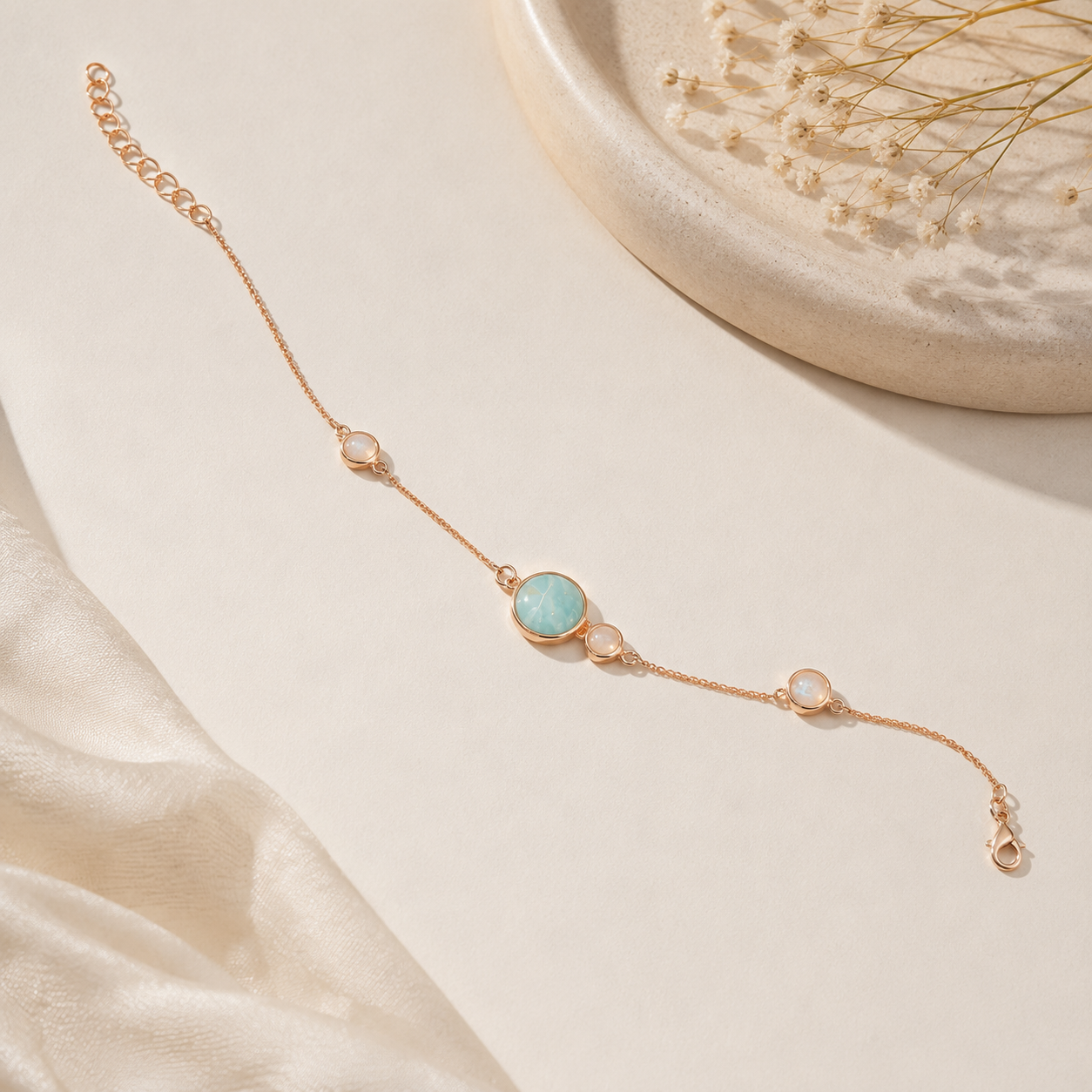 Larimar Orbit Bracelet