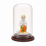 Pranam Hanuman Glass Covered Idol