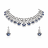 Blue Velvet Necklace