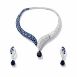 Frozen Sapphire Necklace