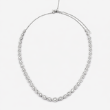 Lustre Line Tennis Necklace