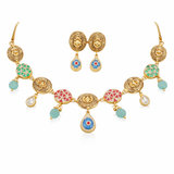 Nizami Gold Polish Necklace Set