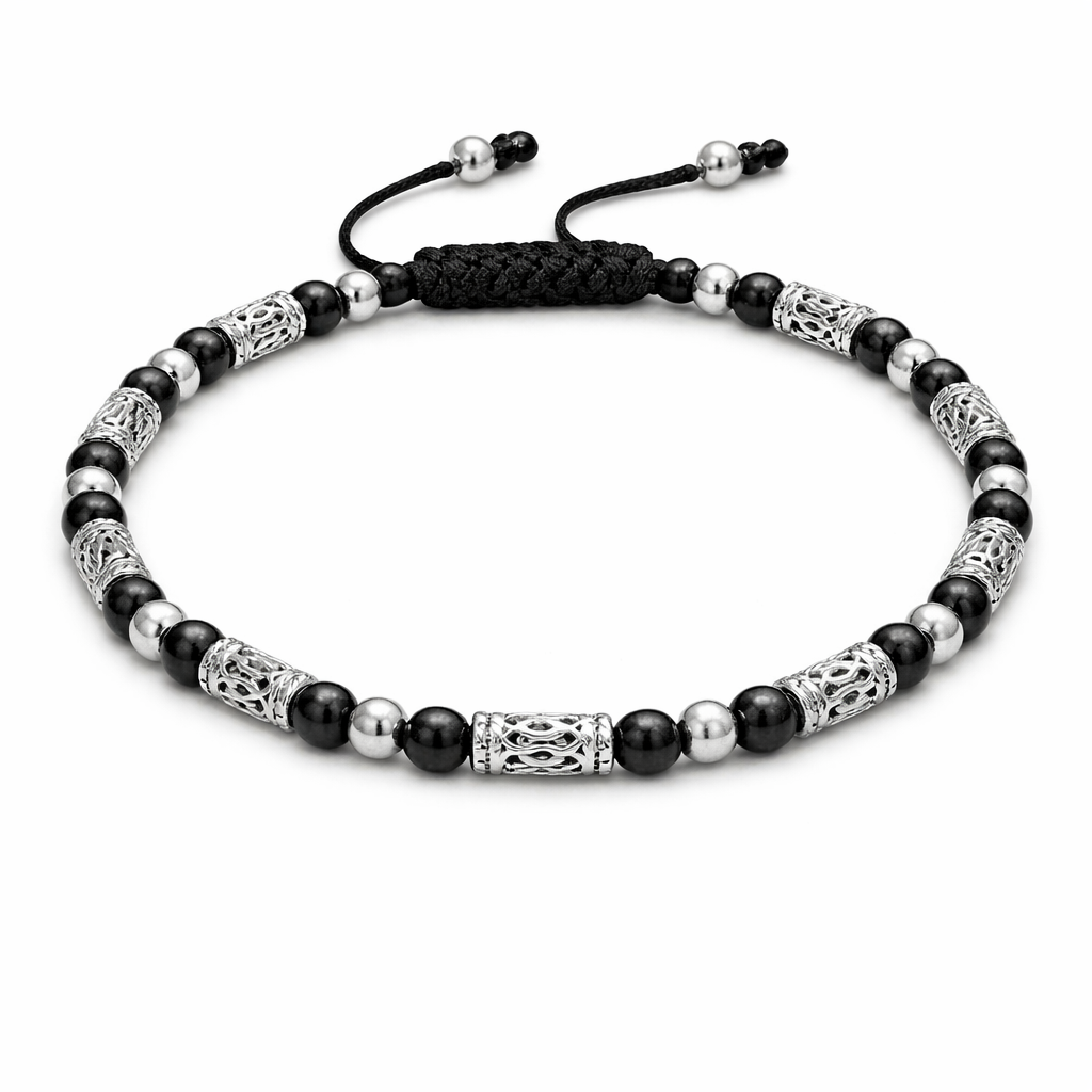 Kira Black Beads Bracelet