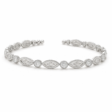 Aurora Crystal Line Tennis Bracelet