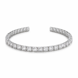 Aurora Snow Gleam Tennis Bracelet