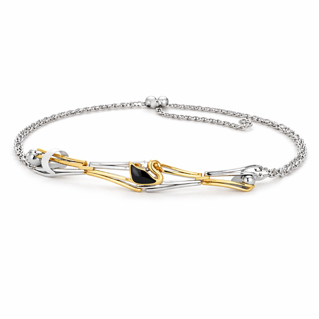Unity Trio Swan Bracelet