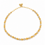 Twila Two-Tone Pure Silver Gold Plated Necklace