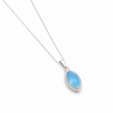Azure Marquise Pendant