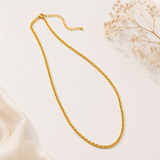 Luna Link Pure Silver Gold Plated Chain