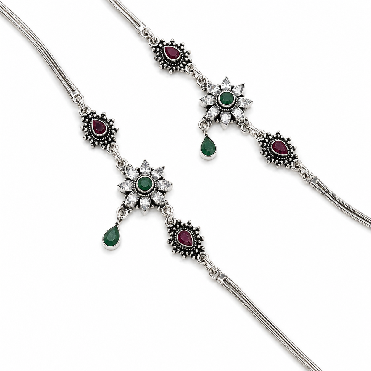 The Floral Drop Payal