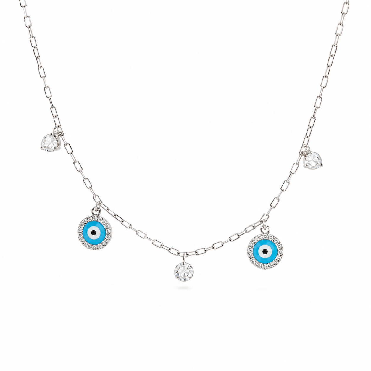 Aria Evil Eye Single Anklet