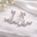 Zig Zag Drop Earrings