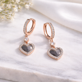 Hanging Cupid Heart Earrings