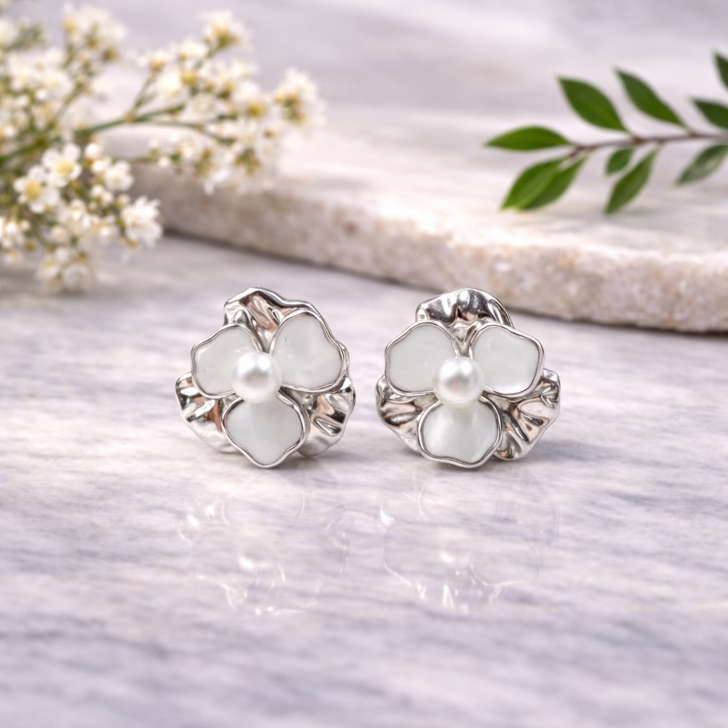 Pearl Bloom Earrings