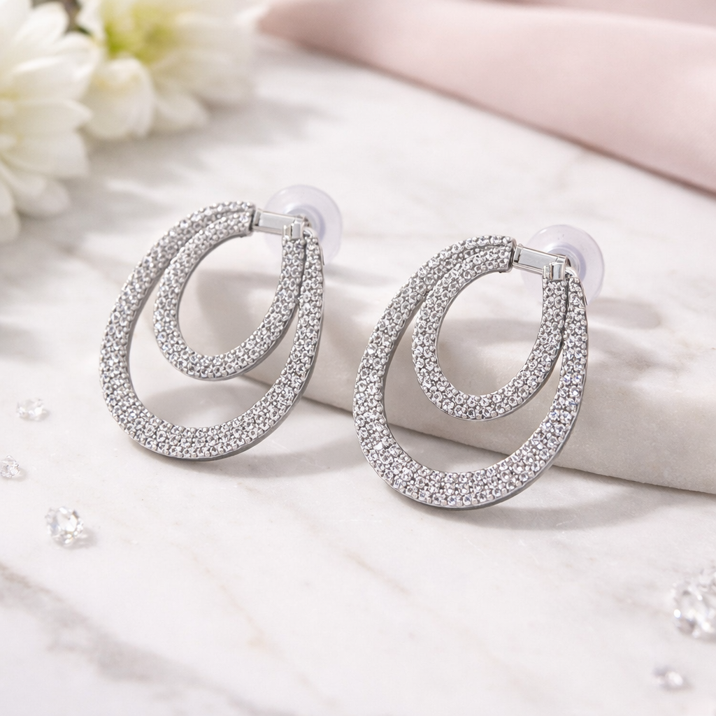 Disco Dancing Hoops Earrings