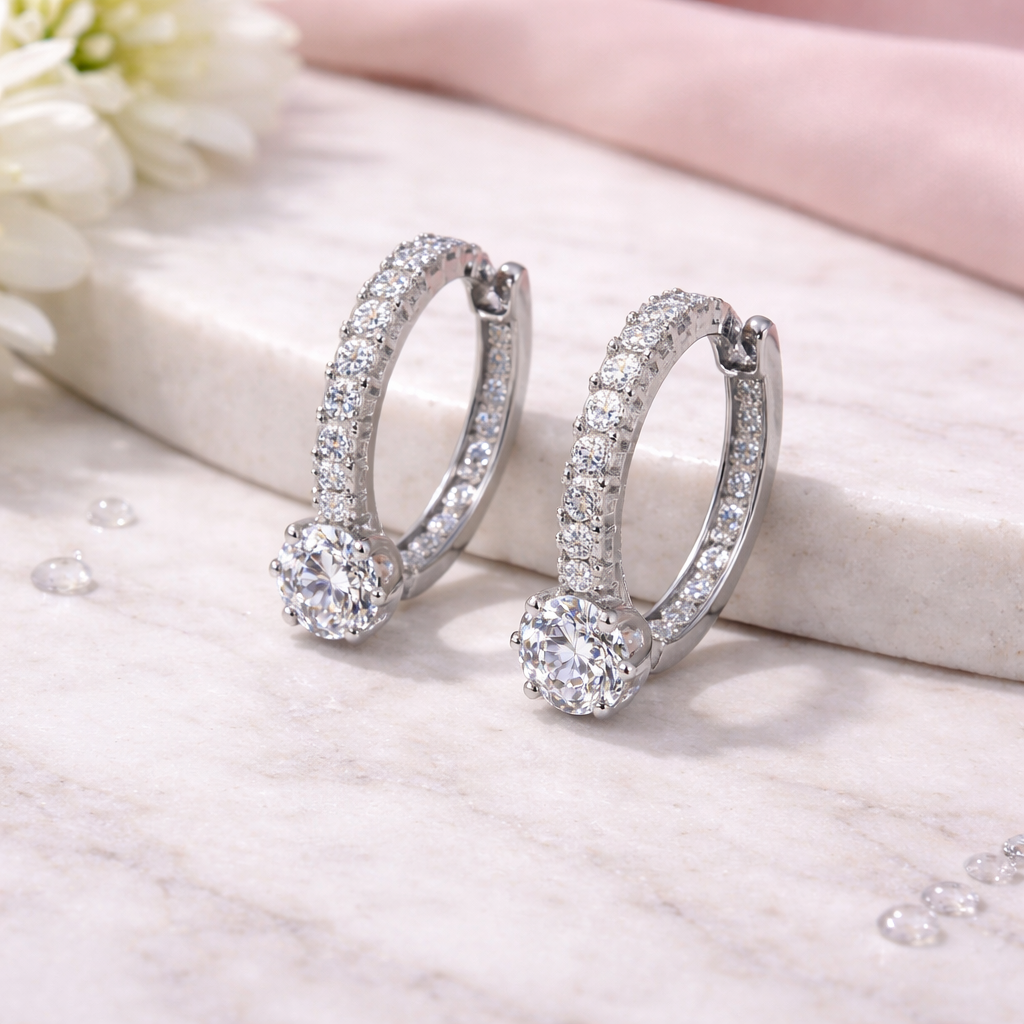 Opaline Hoops Earrings