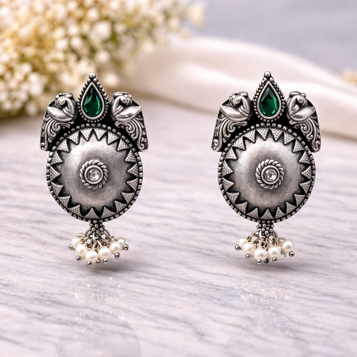 Silver Dusk Earrings