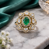 Reeva Gold Polish Polki Ring