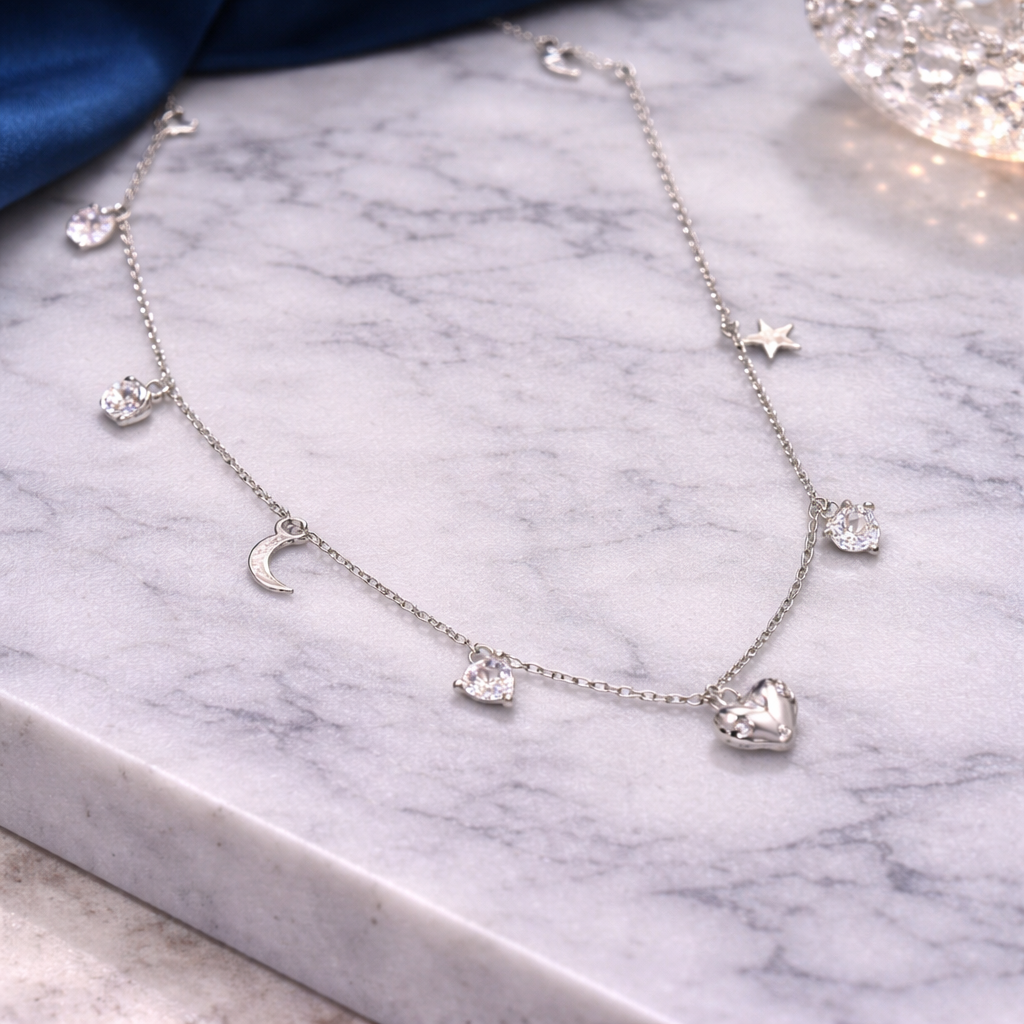 Frosted Chain Frosted Charms Chain – House Of Janya