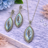 Aaravi Marcasite Pendant Set