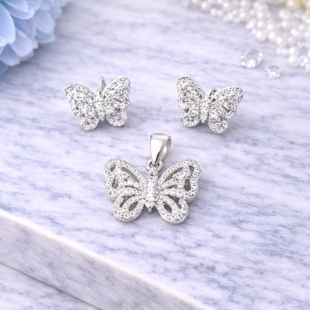 Opaline Pendant Set