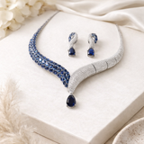 Frozen Sapphire Necklace