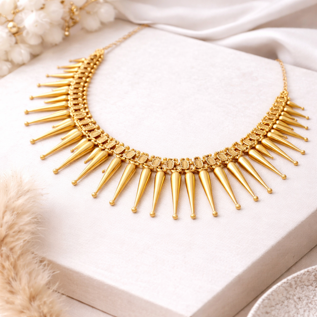 Zarreen Gold Polish Necklace
