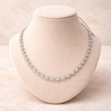 Lustre Line Tennis Necklace