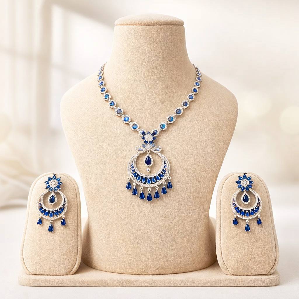 Royal Blue Allure Necklace