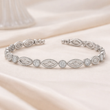 Aurora Crystal Line Tennis Bracelet