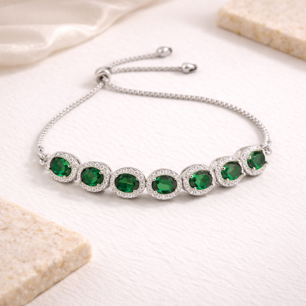 Evara Emerald Bracelet