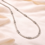 Silver Metallic Men's Chain