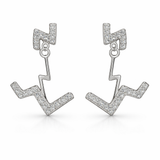 Zig Zag Drop Earrings