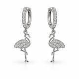 Dancing Swan Drop Earrings